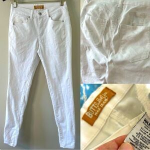 Butt, I Love You wax jeans, EUC white size 5 skinny jeans